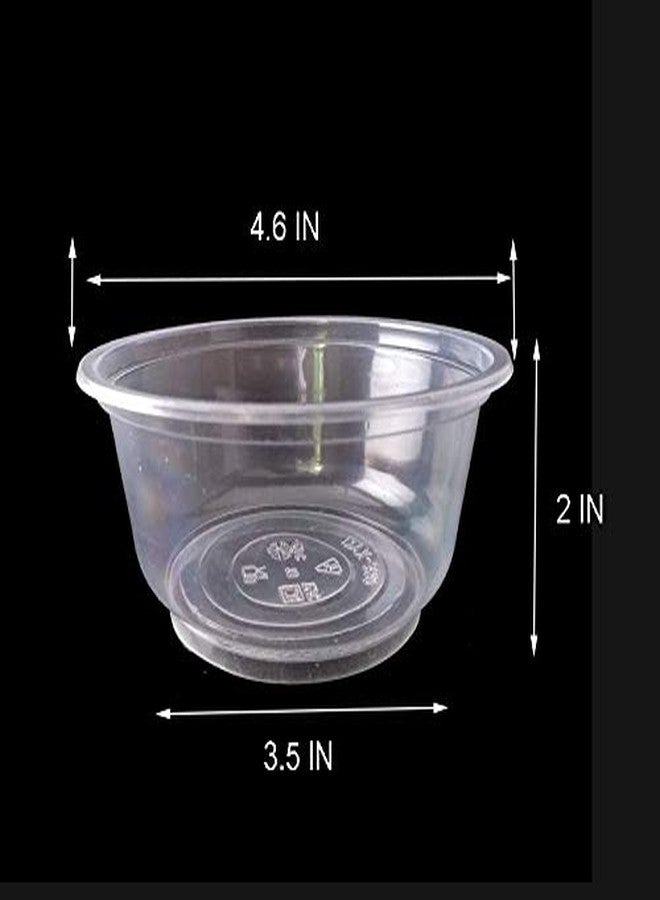 Sohapy 50Pcs 10 OZ/300 ML Clear Plastic Dessert fruit Soup Bowls containers Condiment Bowl Disposable Serving Bowl for Fruits Desserts ice cream water sodas containers for Parties Wedding (50 PACK) - Image 2