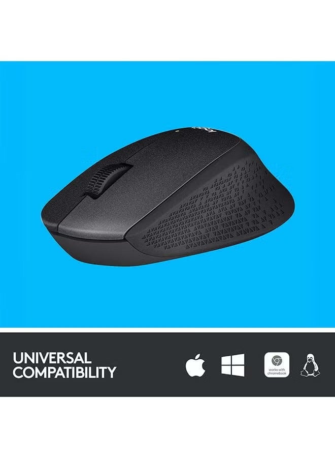 Logitech M330 Silent Wireless Mouse Black - Image 5
