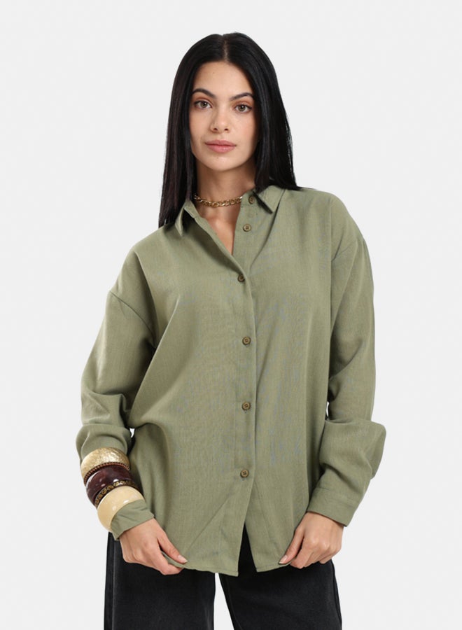 Clue Classic Tencel Relaxed Fit Shirt - Image 1