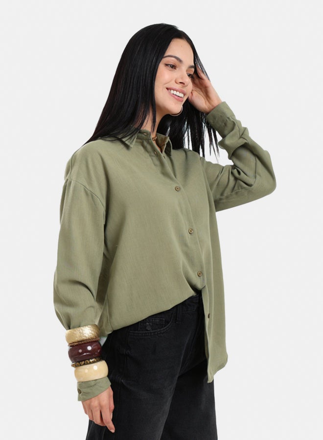 Clue Classic Tencel Relaxed Fit Shirt - Image 2