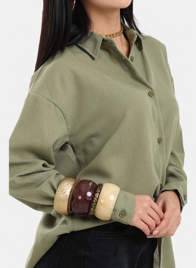 Clue Classic Tencel Relaxed Fit Shirt - Image 4