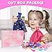 Ecore Fun 101 Pcs Doll Clothes and Accessories Set for 115 Inch Dolls 5 Wedding Gowns 12 Fashion Dresses 2 Tops 2 Pants 2 Swimsuits 10 Shoes and Other Accessories Dress up Toys for Girls Kids - Image 4