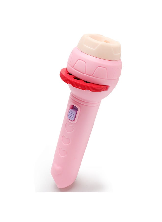 Mini Cartoon Projection Children's Flashlight Early Education Animal Baby Stall Toy Projection Machine Toy Stall-Color:4 Pieces Of Slide Accessories (excluding Flashlight)  - Image 5