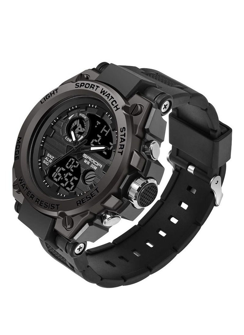 SAMOR - Military Watches for Men Outdoor Sports Digital Watch Tactical Army Wristwatch LED Stopwatch Waterproof Military Watches for Men - Image 1