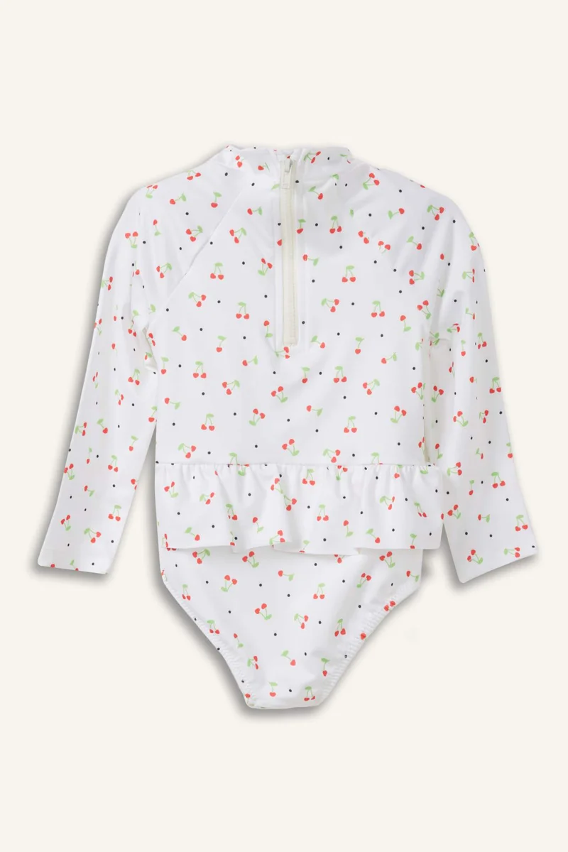 Defacto Baby Girl Floral Swimsuit