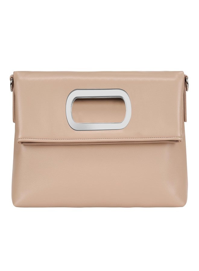 CHUNLI Stylish Clutch Purses for Women, Leather Crossbody Purse with Handle, Shoulder Bags for Evening Formal Work Casual - Image 1
