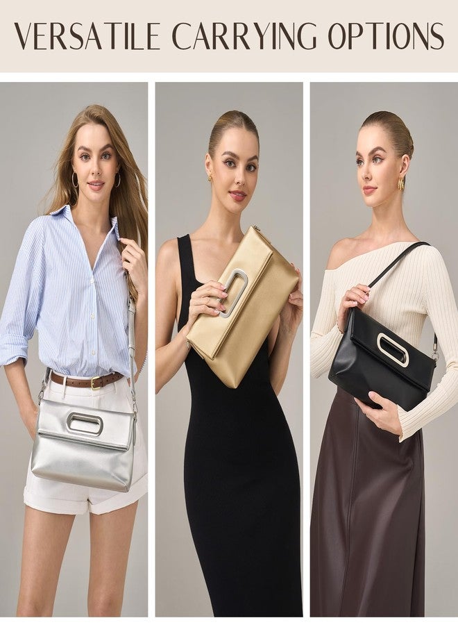 CHUNLI Stylish Clutch Purses for Women, Leather Crossbody Purse with Handle, Shoulder Bags for Evening Formal Work Casual - Image 5
