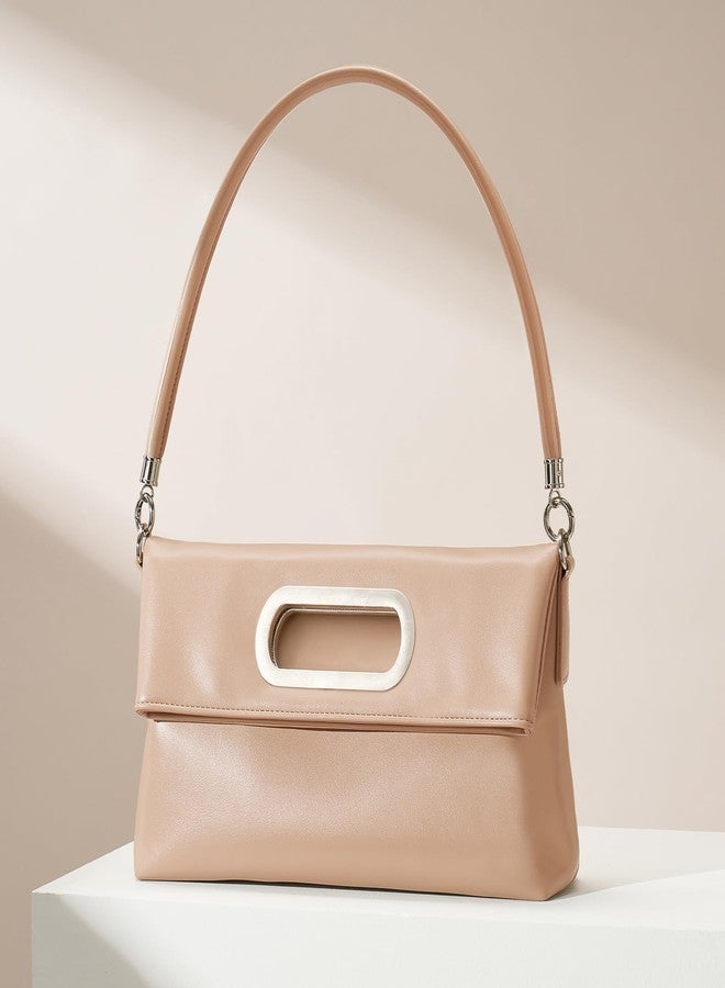 CHUNLI Stylish Clutch Purses for Women, Leather Crossbody Purse with Handle, Shoulder Bags for Evening Formal Work Casual - Image 3