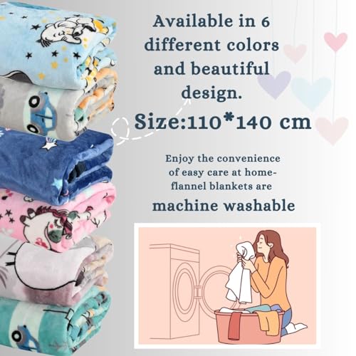 Florida All Season AC Baby Blanket Swaddler Wrapper Flannel Soft and Comfortable for 0-6 Years Babies with Adorable Prints and Designs - Image 5
