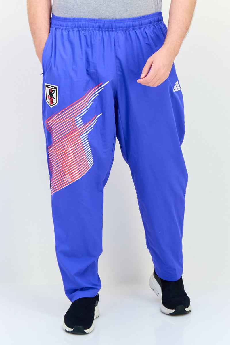 Adidas Men Sportswear Fit Japan Football Pants, Blue  - Image 1