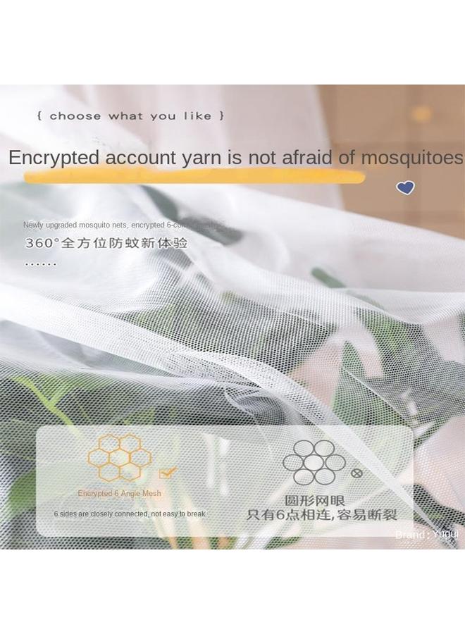 Bluejw Zippered Shading Bed Curtain Mosquito Net Integrated Upper And Lower Sleeping Cartoon Curtain For Dormitory Student Dormitory - Image 4