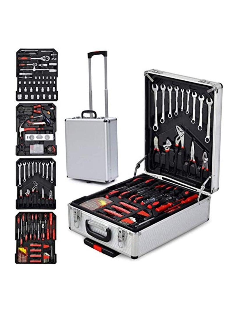 Generic Liduo 187 Pieces Chrome Vanadium Home Repair Tool Set Premium Universal Tool Box Daily Maintenance And DIY With Storage Case  - Image 1