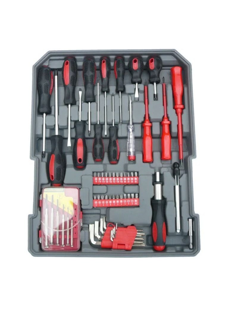 Generic Liduo 187 Pieces Chrome Vanadium Home Repair Tool Set Premium Universal Tool Box Daily Maintenance And DIY With Storage Case  - Image 4