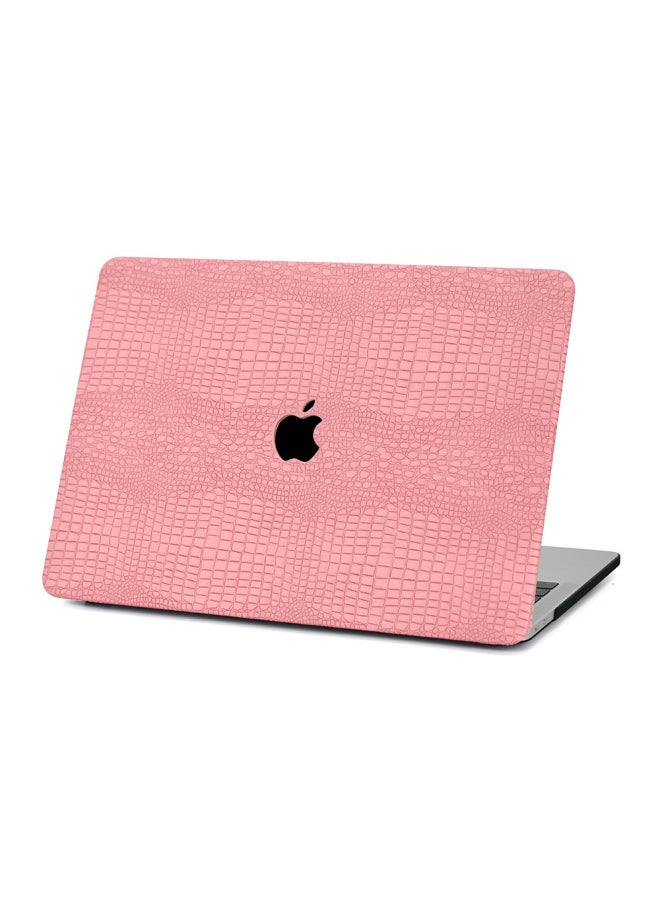 For Apple Notebook Protective Case Crocodile Pattern Leather Case Macbook Pro14 Protective Case Manufacturer Air13 Soft-Color:Antique Crocodile Brown 12-Hollow-Applicable Model:2016-2018pro15(A1707/A1990)