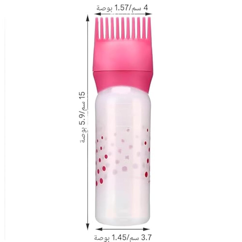 Comfort Grip Hair Oil Applicator - Engineered for a comfortable hold, this applicator ensures smooth and even application of hair oils and color treatments. (1 pcs) - Image 2