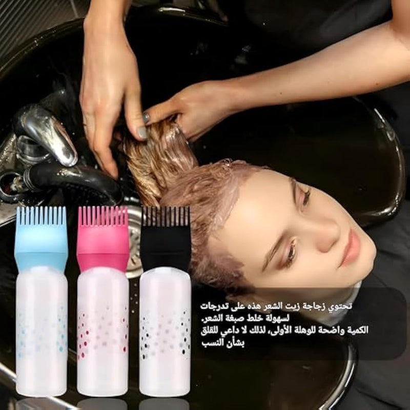 Comfort Grip Hair Oil Applicator - Engineered for a comfortable hold, this applicator ensures smooth and even application of hair oils and color treatments. (1 pcs) - Image 4