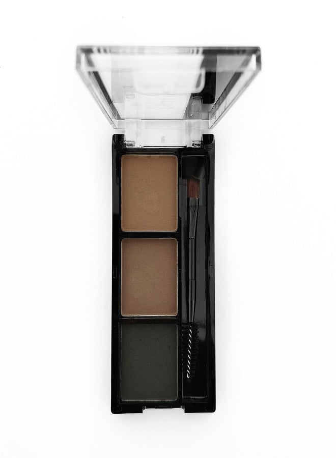 Hilary Rhoda Eyebrow Palette with Spoolie | 3 Natural Blendable Shades | Waterproof & Long-Lasting | Smudge-Proof Brow Powder Kit (Shade 02) - 7.2g - Image 2