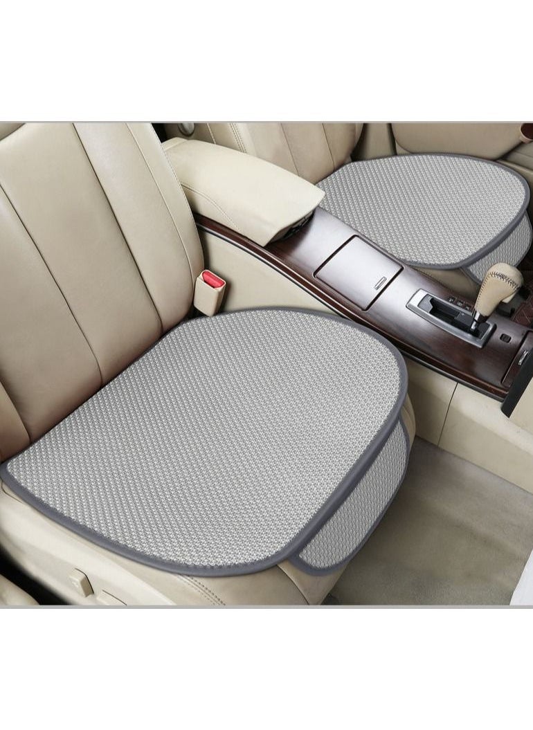 DUNISO 3PCS Auto Breathable Universal Four Seasons Car Seat Covers Luxury Include Front Car Seat Protector and Rear Car Seat Cushion Compatible with 95% Vehicle Fit for Cars Truck SUV or Vans  - Image 2
