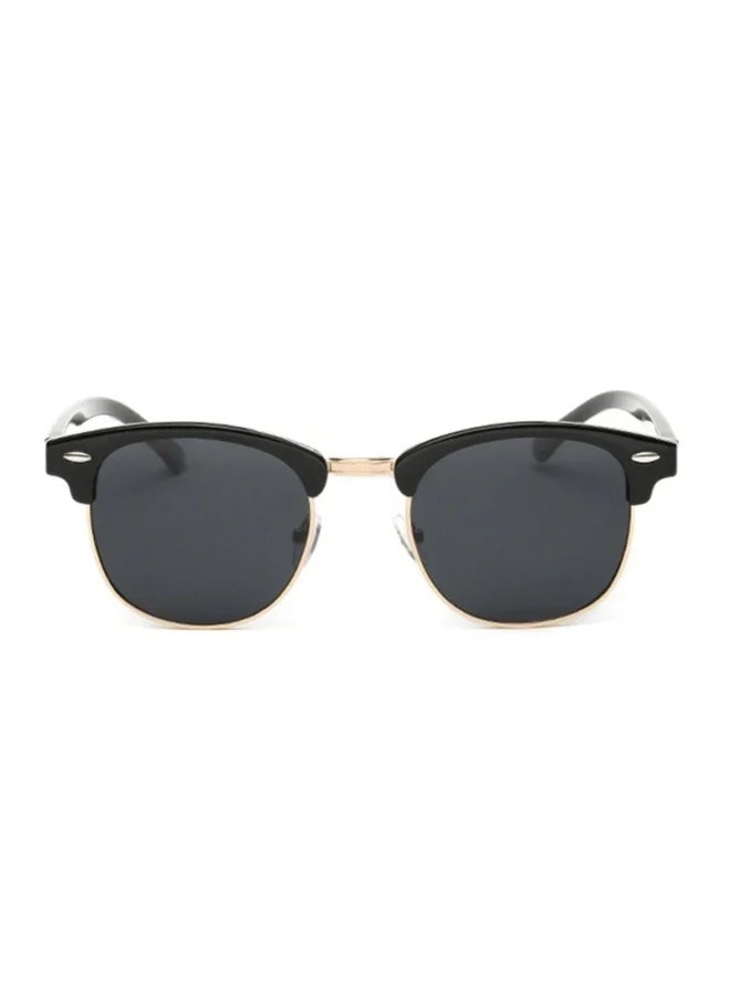 Generic - Half Frame Polarized Sunglasses Man Woman Luxury Brand Designer Sun Glasses Male Retro Rivet Mirror Eyewear Metal Gafas De Sol-Lenses Color:Leopard G15 - Image 1
