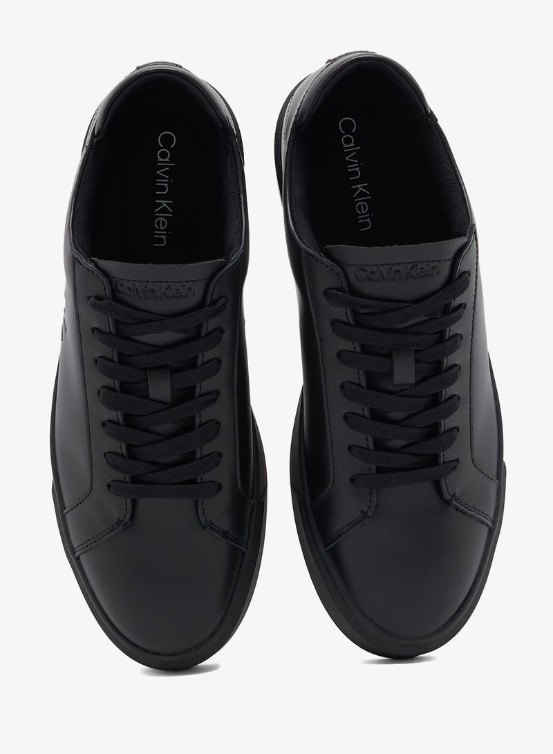 Calvin Klein Jeans Leather Cupsole Trainers - Image 4
