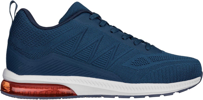 CALTO Men's Invisible Height Increasing Elevator Shoes - Navy/Red Super Lightweight Sporty Sneakers - 2.4 Inches Taller - Q230 - Size 7 D(M) US - Image 1