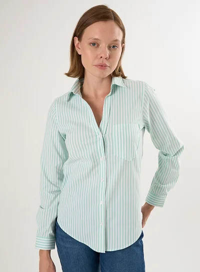 FELIX HARDY Striped Long Sleeve Shirt