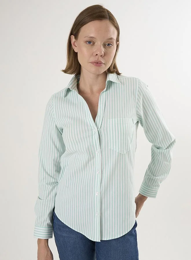 FELIX HARDY Striped Long Sleeve Shirt