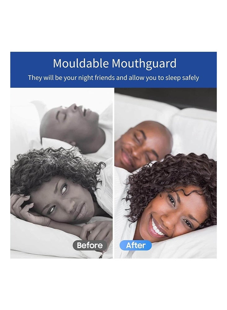 JUE FISH Dental Night Guards-2Pcs Dental Mouth Guard Soft Teeth Splint Protector Universal Anti-wear Silicone Tooth Pad for Grinding Clenching Teeth at Night - Image 4