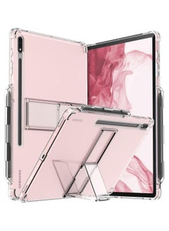 araree FLEXIELD SP Galaxy Tab S8 Series, Smart Multiple Angle Kickstand Sturdy Cover with Convenient S Pen Holder Compatible with Galaxy Tab S8 Plus - Clear  - Image 1