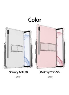 araree FLEXIELD SP Galaxy Tab S8 Series, Smart Multiple Angle Kickstand Sturdy Cover with Convenient S Pen Holder Compatible with Galaxy Tab S8 Plus - Clear  - Image 3