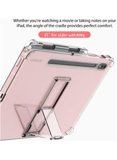 araree FLEXIELD SP Galaxy Tab S8 Series, Smart Multiple Angle Kickstand Sturdy Cover with Convenient S Pen Holder Compatible with Galaxy Tab S8 Plus - Clear  - Image 5