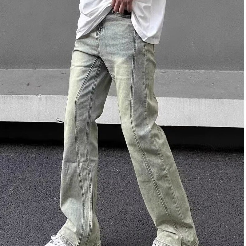 Unisex Casual Daily Denim Jeans - Image 4