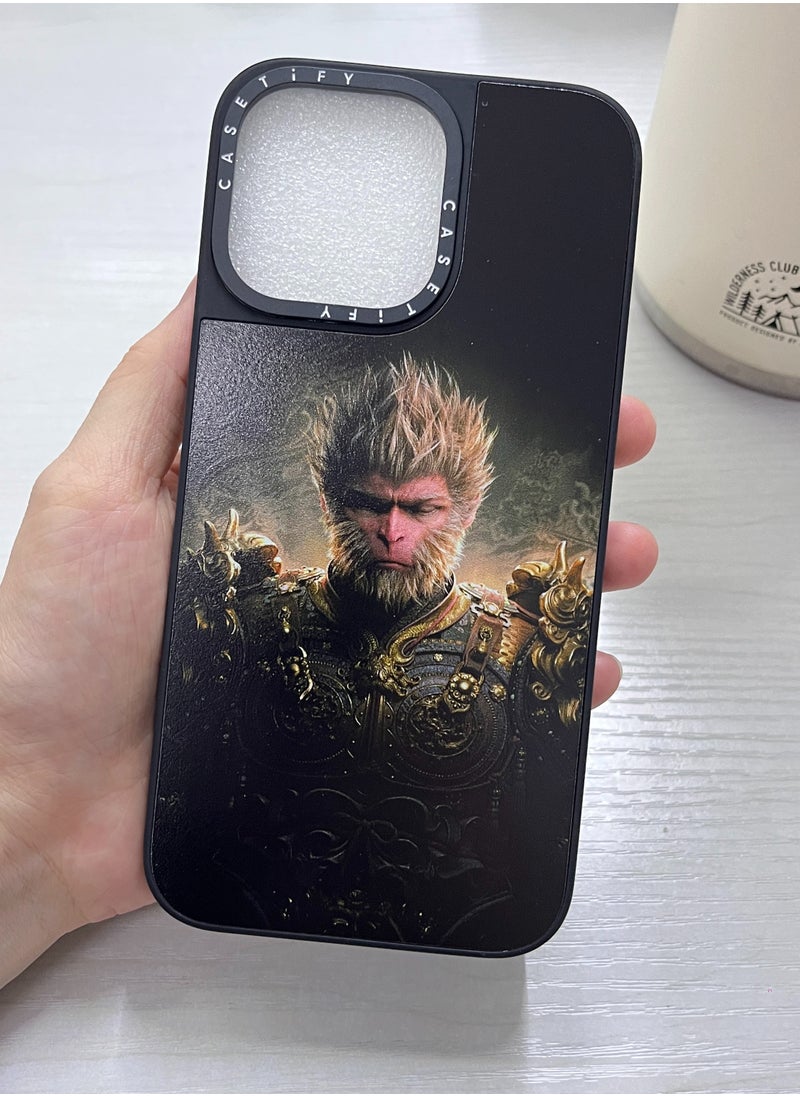 Apple iPhone 14 Plus/15 Plus Case Black Myth Wukong Magnetic Adsorption Phone Cover - Mirror Face