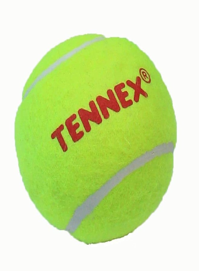 TENNEX Cricket Tennis Ball Yellow Heavy for Over Arm Cricket | Standard Size Ball for Cricket Tournament and Practice (6 Pcs, Yellow Colour) - Image 4