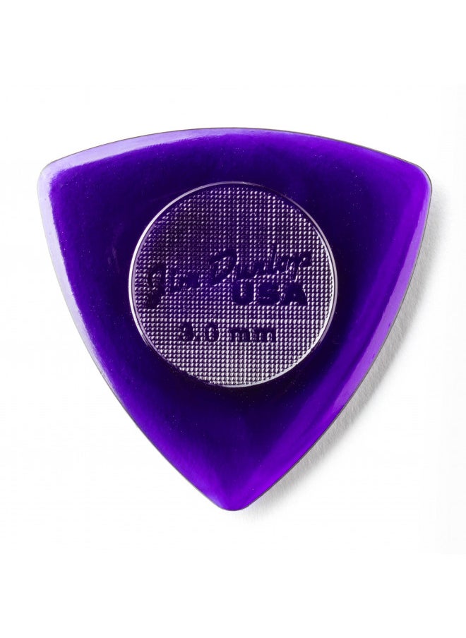 JIM DUNLOP JIM DUNLOP Tri Stubby®, Dark Purple, 3.0mm, 6/Player's Pack  - Image 2