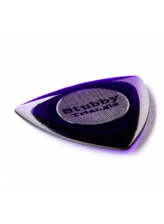 JIM DUNLOP JIM DUNLOP Tri Stubby®, Dark Purple, 3.0mm, 6/Player's Pack  - Image 3