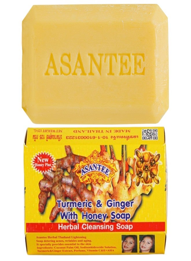 ASANTEE Tumeric & Ginger With Honey Cleansing Soap (Pack of 6) - Image 2