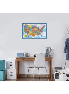 Palace Learning 2 Pack World Map For Kids + Blue Ocean Usa Map (Laminated, 18" X 29")  - Image 5