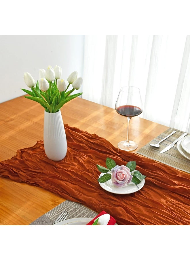 Soofam 20pcs Artificial Flower Latex Luxury Tulip Bouquet Real Touch Artificial Flowers, Suitable for Wedding, Home Room, Hotel, Event, Valentine's Day, Party, Home Decoration, New Year Gift. (36cm, Vase Not Include) - Image 5