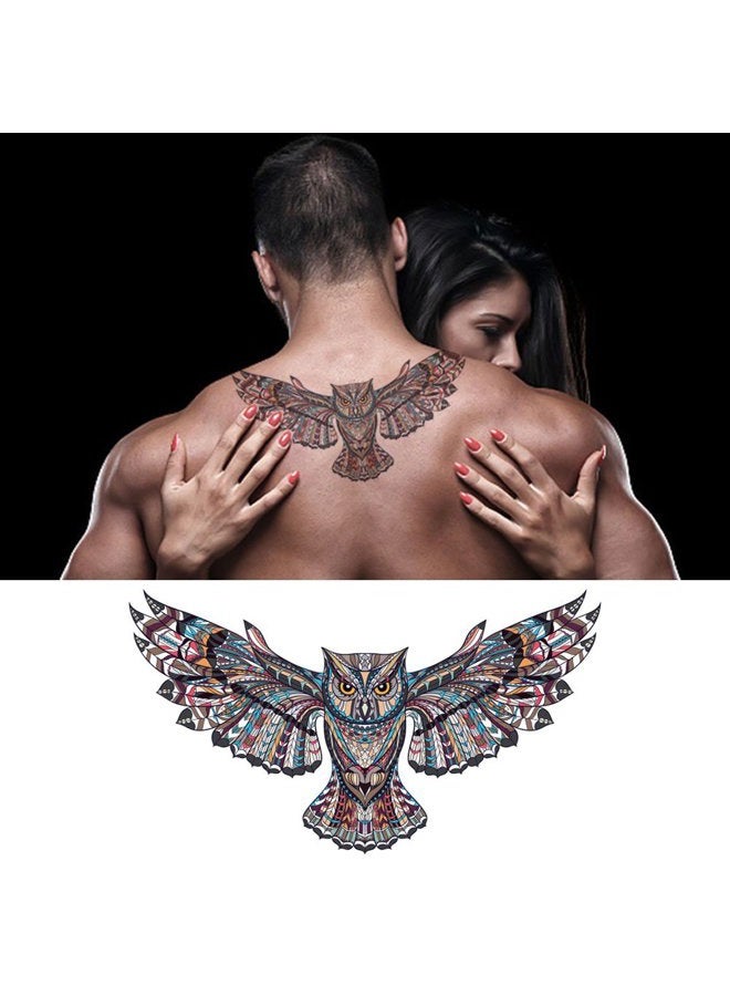 VIWIEU Large Tattoos Fake Temporary Body Art Stickers for Men Women Teens, 3D Realistic Girls Chest Temporary Tattoos, 5 Sheets, Water Transfer Body Tattoos - Image 4