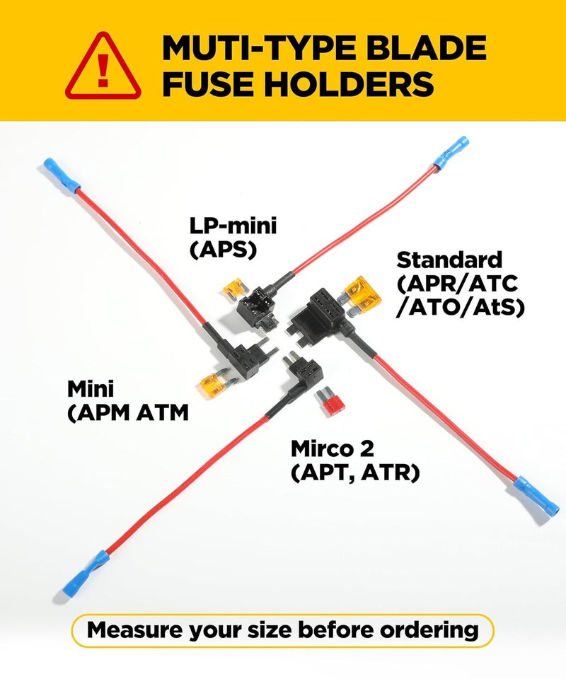 SUJADE YAKEFLY 12 Pack Fuse Taps Set - Image 4