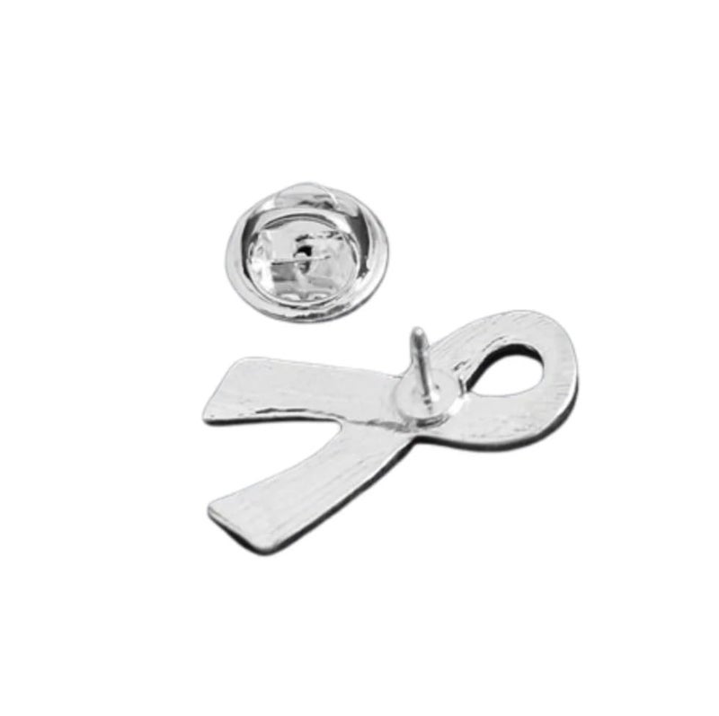 Fundraising For A Cause Dark Blue Ribbon Awareness Pin - Support Colon Cancer, Child Abuse, Rectal Cancer, and Human Trafficking Causes - Elegant Symbol of Compassion and Advocacy - Image 2