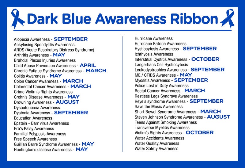 Fundraising For A Cause Dark Blue Ribbon Awareness Pin - Support Colon Cancer, Child Abuse, Rectal Cancer, and Human Trafficking Causes - Elegant Symbol of Compassion and Advocacy - Image 5
