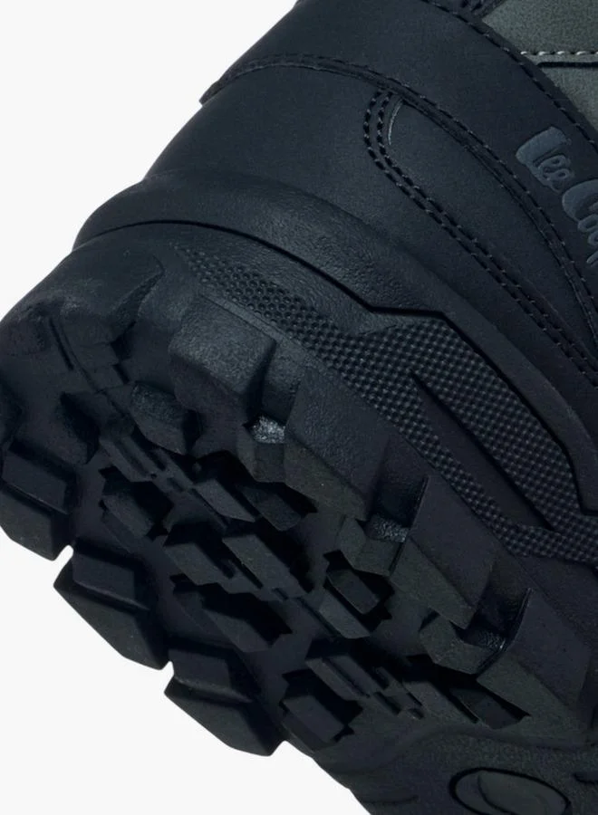 Lee Cooper Boys' Panelled Ankle Boots With Lace-Up Closure
