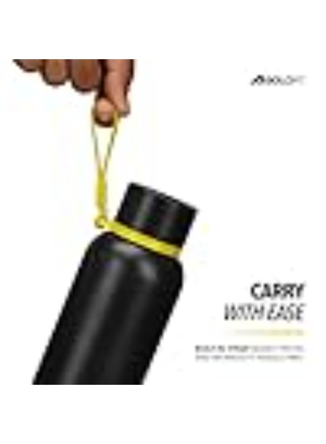 Boldfit Water Bottle 700ml Stainless Steel Water Bottle Vacuum Insulated Hot & Cold Flask Leakproof BPA Free Metal Bottle with Strap Rust Free Reusable Water Bottle for Gym, Office, School & Travel - Image 5