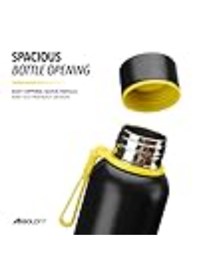 Boldfit Water Bottle 700ml Stainless Steel Water Bottle Vacuum Insulated Hot & Cold Flask Leakproof BPA Free Metal Bottle with Strap Rust Free Reusable Water Bottle for Gym, Office, School & Travel - Image 3