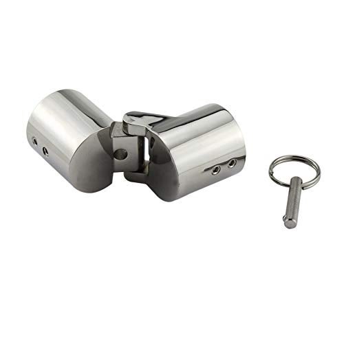 keehui 316SS Marine Grade Boat Pipe Connector, Stainless Steel Folding Swivel Coupling Tube Pipe Connector Boat Hardware Fitting For (32mm)1-1/4inch tube - Image 4