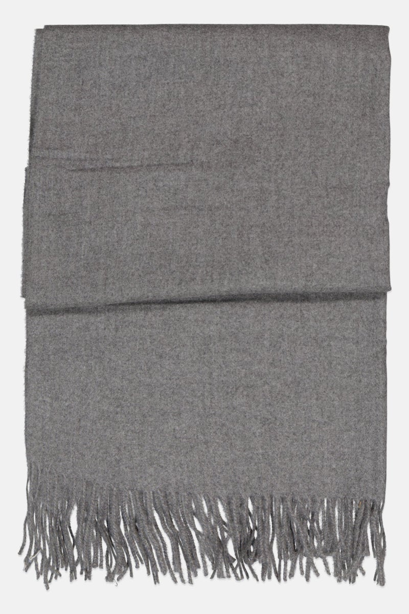 London Fog Women Heather Scarfs 180 x 70 cm, Light Grey  - Image 2