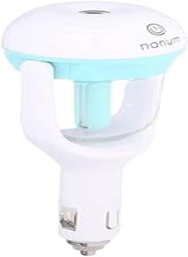 nanum Nanum Electronic Air Freshener and Humidifier for Car - White and Blue 
