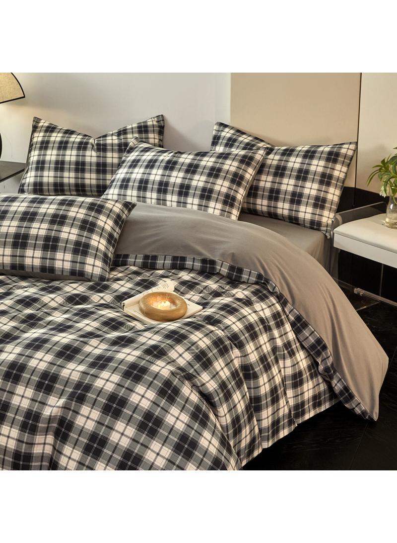 Bluejw 4 Pieces Cotton Comforter Sets Fits 1.5M /1.8M Double Size Bed Housewarming gift Birthday Gift - Image 3